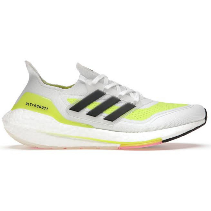 Adidas Ultraboost 21 Solar Yellow White