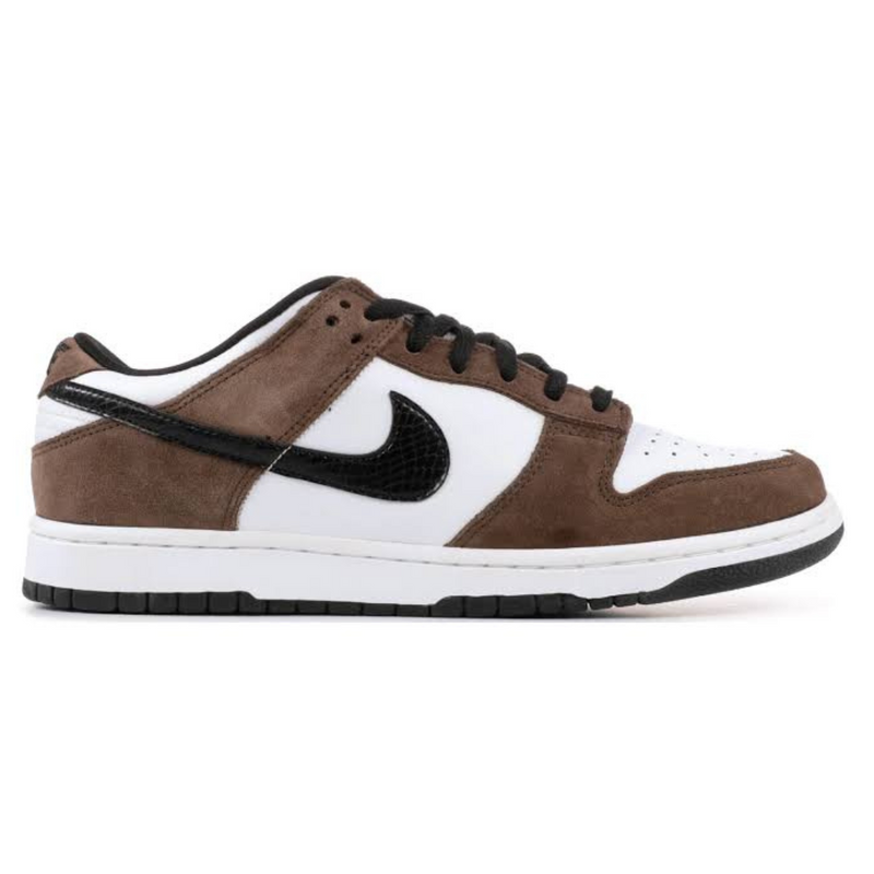 Nike SB Dunk Low White Black Trail End Brown