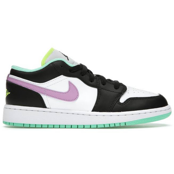 Jordan 1 Low Green Glow Violet Shock