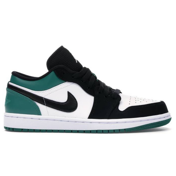 Jordan 1 Low White Black Mystic Green