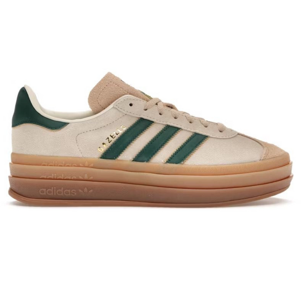 Adidas Gazelle Bold Magic Beige Collegiate Green